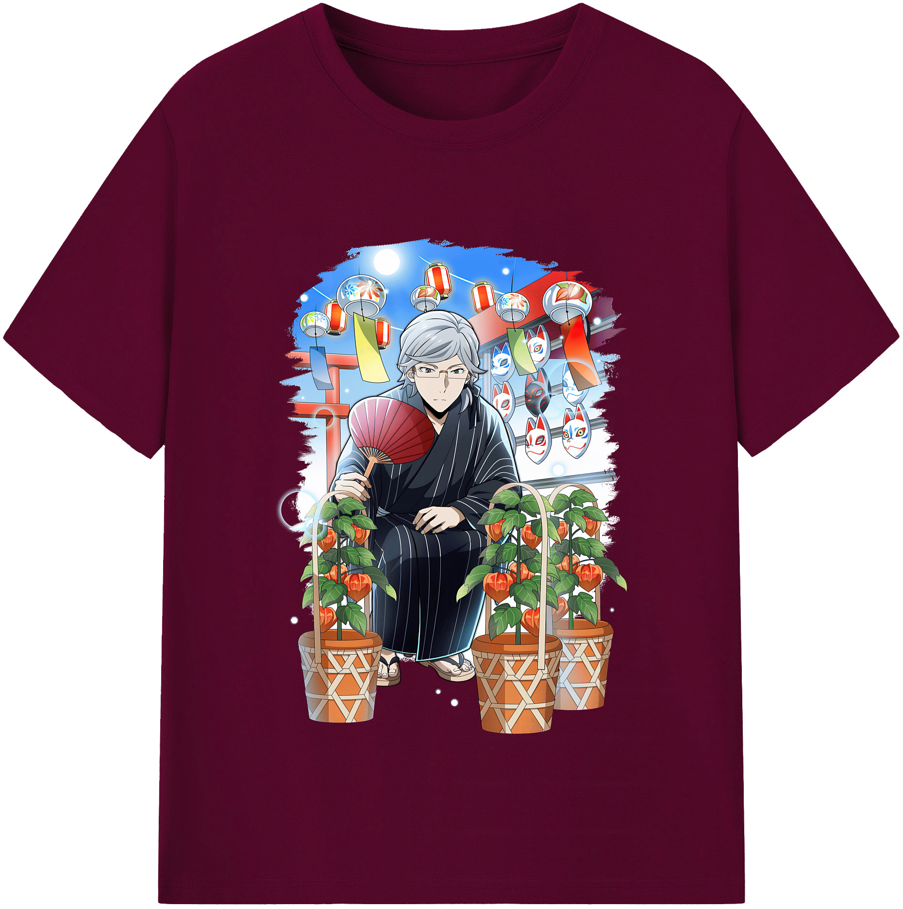 （画像用） 文豪ストレイドッグス Bungo Stray Dogs レディースカジュアルプリントTシャツ（綿100％）